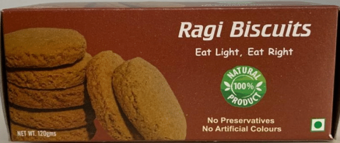 Ragi biscuit banner